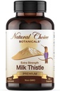 Milk Thistle Extract (80% Silymarin Flavonoids) Plus Turmeric - 120 Capsules