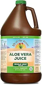 Lily Of The Desert Aloe Vera Juice - Ολόκληρο το φύλλο φιλτραρισμένο Aloe Vera Ποτό, μη-GMO χυμός αλόης με φυσικά ανθεκτικά ένζυμα για την υγεία των ούλων, ανακούφιση στο στομάχι, ευεξία, λαμπερό δέρμα, 64 Fl Oz