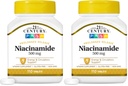 21st Century Niacinamide 500 mg Prolonged Release Tablets, 110 Count (Pack of 2)