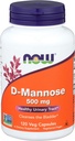 Τώρα Τρόφιμα D-Mannose, 120 Caps 500 mg (πακέτο των 3)
