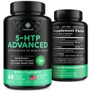 TWINLEAF 5 HTP συμπλήρωμα για την υποστήριξη Mood - Made in USA - Φυσικό 5-HTP & L-θρυπτοφάνη κάψουλες - 5-HTP Booster για άνδρες και γυναίκες - Ιδιοκτητική Formula για Mood και χαλάρωση - 60 Vegan κάψουλες