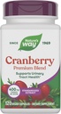 Nature's Way Premium Blend Cranberry, Urinary Tract Health Support*, με 100% Cranberry συμπυκνωμένο, 400 mg ανά υπηρεσία, 120 κάψουλες (Packaging May Vary)
