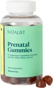 NATALIST Προγεννητικά Gummies για την καθημερινή της προκατάληψη & εγκυμοσύνη Φόρμουλα Πολυβιταμίνες γυναικών + DHA Ωμέγα-3 από την άλγη - Μικτό μούρο, χορτοφαγικά, χωρίς γλουτένη, μη ΓΤΟ - 90 Count