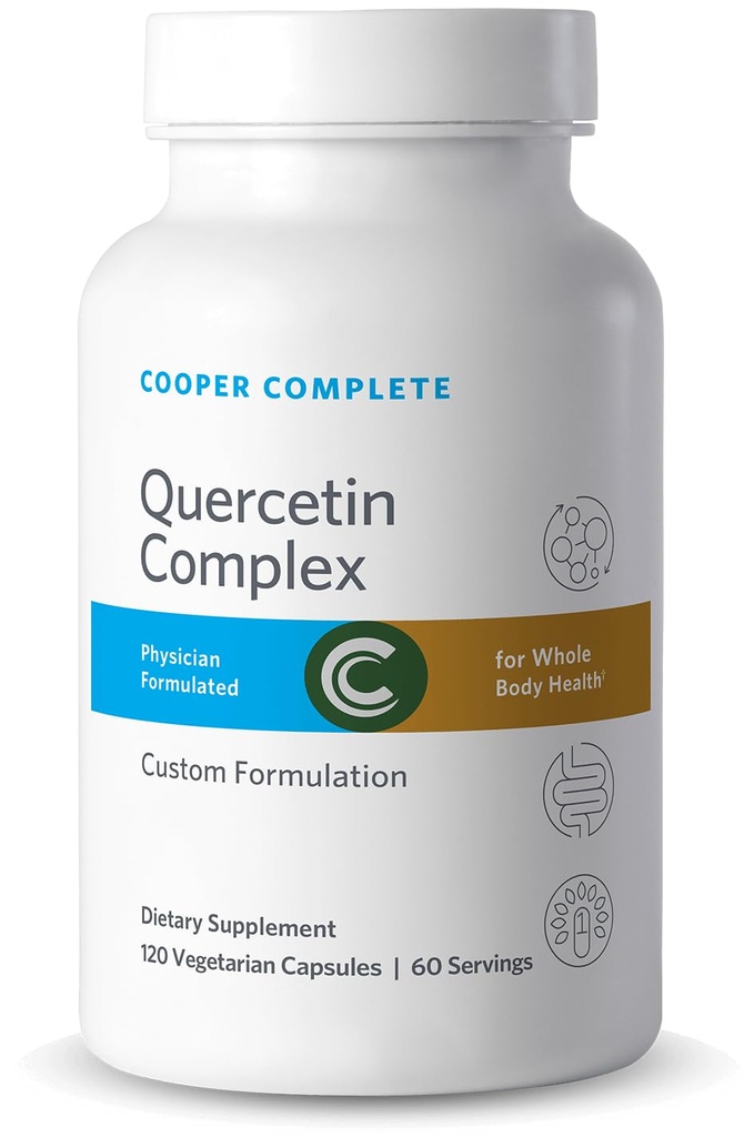 Cooper Complete Quercetin Complex με Stinging Nattles, Bromelain και Βιταμίνη C. 120 Κάψουλες. Συσκευασία του 1
