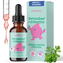 JoySpring DetoxZee Cilantro Drops for Kids - Φυσική υποστήριξη Detox με εκχύλισμα ζεόλιθου & κόλιαντρου - Απλός καθαρισμός ολόκληρου σώματος για παιδιά & Toddlers - Kids-Friendly Liquid Detox, 30 Services