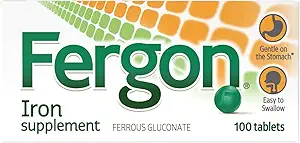 Fergon High Potency Tabletισκία Συμπληρώματος Σιδήρου 100 ea (Συσκευασία 3)