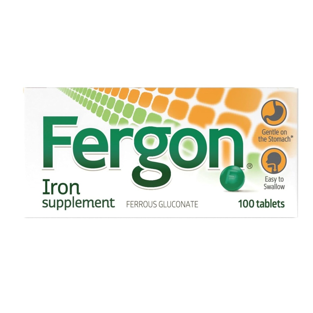 Fergon High Potency Tabletισκία Συμπληρώματος Σιδήρου 100 ea (Συσκευασία 3)