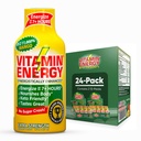 Vitamin Energy B12 11,000% Extra Strength Energy Shot Mango 24 Pack, 260mg Φυσική καφεΐνη, B12 & B6, Nootropic Focus, Vitality, Zero Sugar, Gluten-Free, Vegan, Kosher, 1.93 fl oz