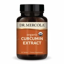 Dr. Mercola Organic Curcumin Extract - Supports Cellular Health & Antioxidant Activity - Micronized Curcuminoids - No Black Pepper - USDA Organic - 30 Tablets