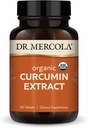 Dr. Mercola Organic Curcumin Extract, 30 σερβιέτες (30 δισκία), συμπλήρωμα διατροφής, μη ΓΤΟ, πιστοποιημένο USDA Organic