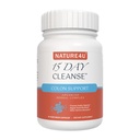 15 Day Cleanse Gut Support, Advanced Gentle Daily Colon Gut Cleanse Detox for Women & Men with Senna, Cascara Sagrada, Psyllium Husk and Probiotic, 15 Capsules