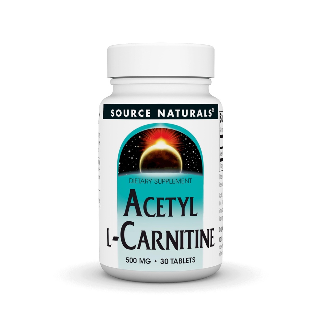 Source Naturals Acetyl L- Καρνιτίνη, 500mg, 30 δισκία