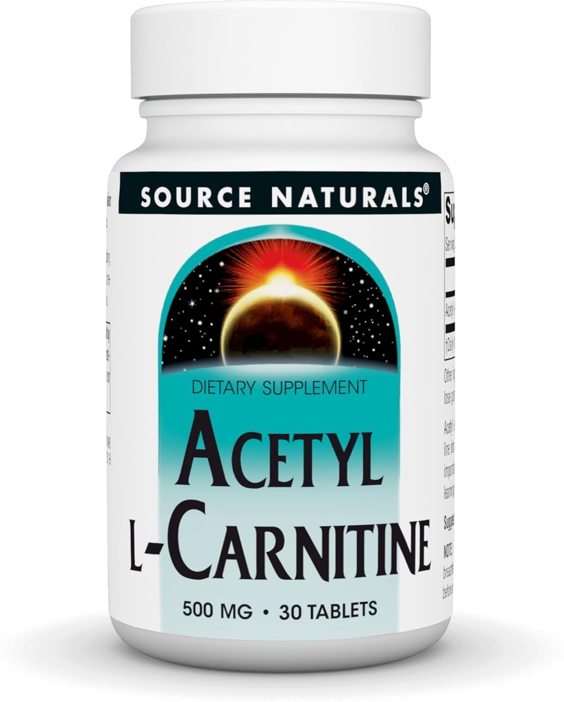 Source Naturals Acetyl L- Καρνιτίνη, 500mg, 30 δισκία