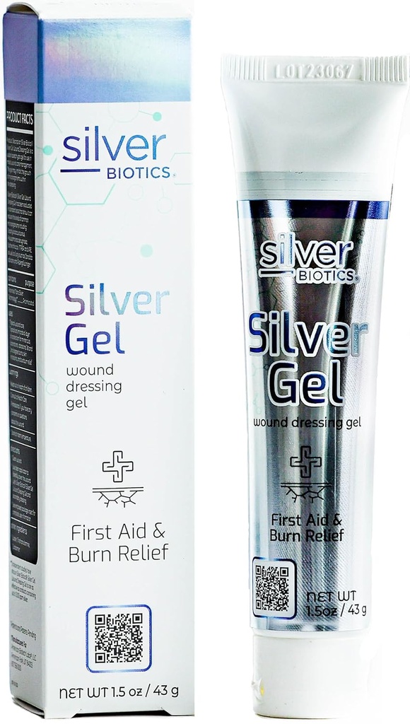 Silver Biotics 24 PPM Silver Wound Healing Gel 