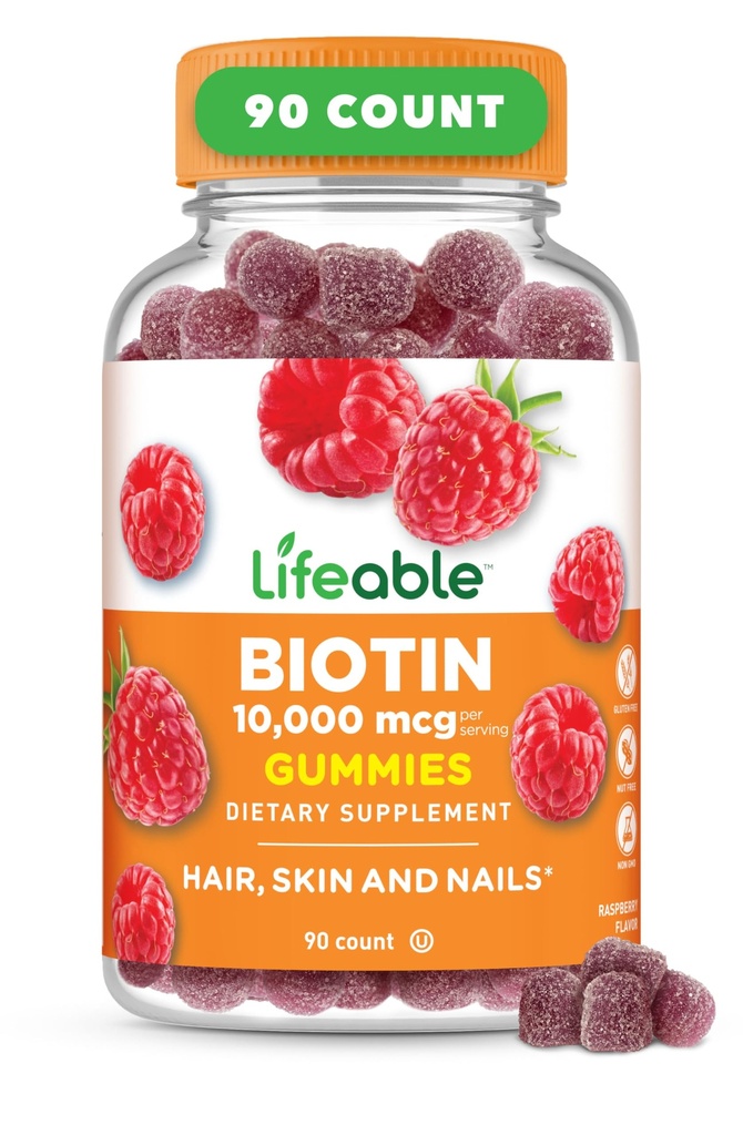 Ζωηρή βιοτίνη Gummies 