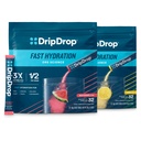 DripDrop Hydration - Ηλεκτρολυτές Powder Packets - Καρπούζι & Λεμονάδα - 64 Count