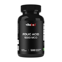 Φολικό οξύ 1 mg (1000 mcg) (Vitamin B9) - 500 χορτοφαγικά δισκία - μια απαραίτητη προγεννητική και μεταγεννητική βιταμίνη