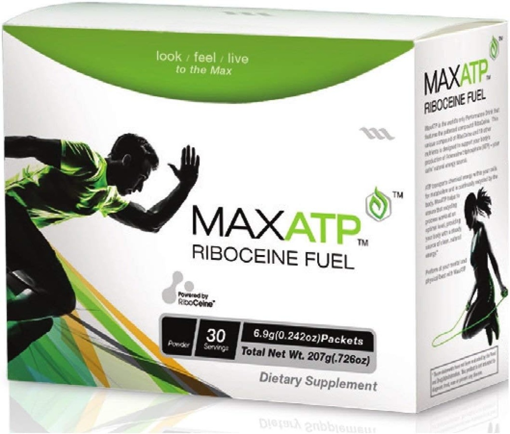 Max ATP, Riboceine Καύσιμο, 30 πακέτα (0.24 Ουγγιά), 30 υπηρεσίες
