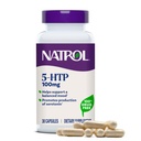 Natrol Mood + Stress 5-HTP 100 mg, Συμπλήρωμα διατροφής για μια ισορροπημένη διάθεση, κάψουλες για ενήλικες, 30 κάψουλες, Μέχρι 30 ημέρες προσφοράς
