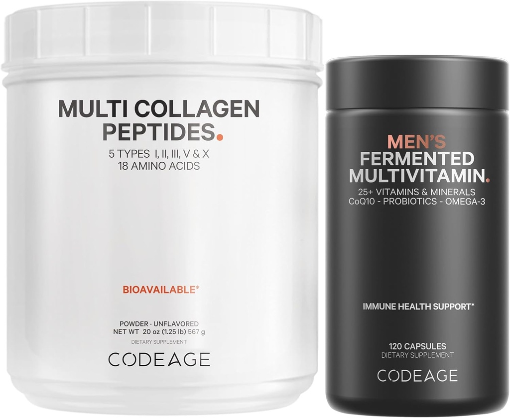 Κωδικοποίηση - Multi Collagen Protein + Ανδρικό ημερήσιο πολυβιταμινούχο πακέτο