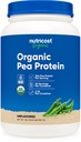 Nutricost Organic Pea Protein Isolate Powder (2LBS) - Unflavored, Certified USDA Organic, Protein from Plants, Vegetarian Friendly, Gluten Free, Non-GMO