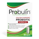 Υποστήριξη Probulin Colon Καθημερινή Προβιοτική + Prebiotic + Υποστηρίξτε την Υγεία των Ούλων, Περιστασιακά Αέριο και Αναρρόφηση - 20 Δισεκατομμύρια CFU - 12 Στελέχη, 30 Κάψουλες Vegan