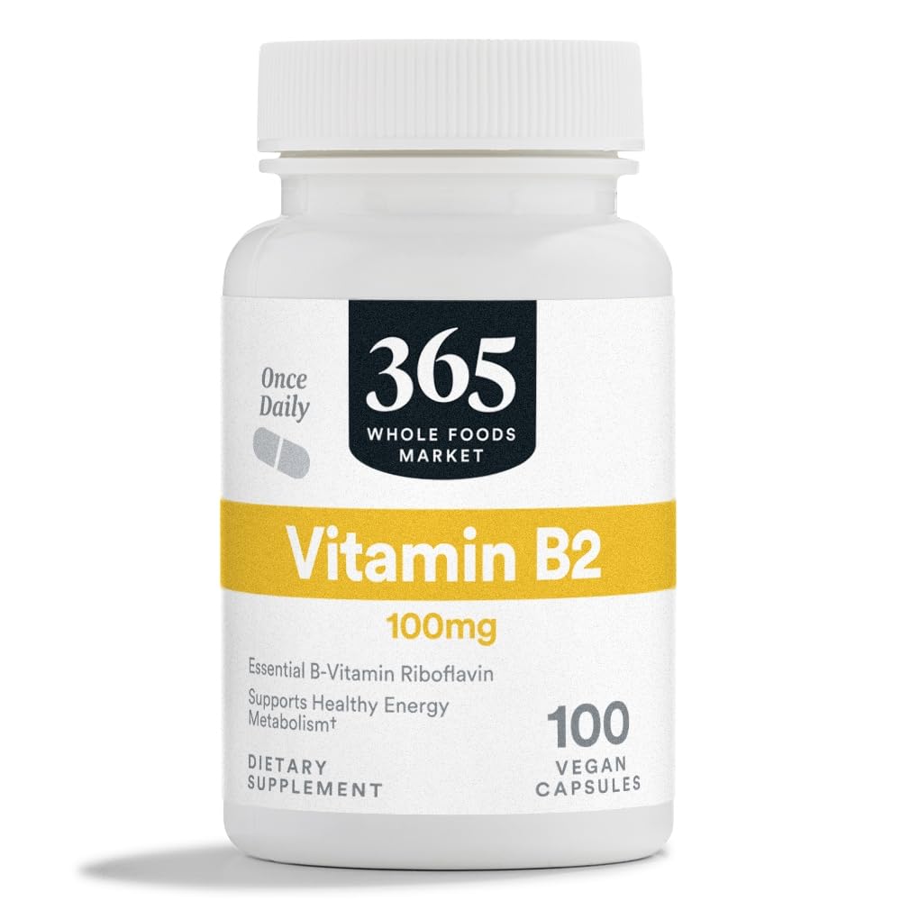 365 by Whole Foods Market Vitamin B2 100mg, 100 CT