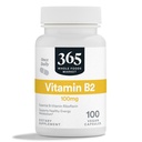 365 by Whole Foods Market Vitamin B2 100mg, 100 CT