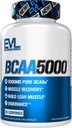 BCAAs Amino Acids συμπλήρωμα για άνδρες - EVL 2:1:1 5g BCAA Κάψουλες για την αποκατάσταση μετά την προπόνηση και Lean μυών Builder για άνδρες - BCAA5000 διακλαδισμένη αλυσίδα Amino Acids Συμπλήρωμα διατροφής - 30 εξυπηρετήσεις