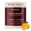Life's Fortune 5000mg L- Arginine Supplement Powder & 1000mg L-Citrulline, Υψηλής ισχύος Nitric Oxide Health Booster, Αντοχή, Απόδοση προπόνησης, Φυσικό Πορτοκαλί Γεύση (20 υπηρεσίες)