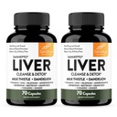 Sandhu's Liver Cleanse Detox & Repair Support Capsules with Milk Thistle & Dandelion Root | Herbal Supplement Pills for Liver Health | for Men & Women | Made in USA | Viral on Tiktok | 140 Count