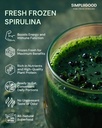 Κυβοειδή Spirulina - Υψηλής πρωτεΐνης, βιταμίνης-Rich Superfood με φυσικό άρωμα - Vegan, χωρίς γλουτένη θρεπτικό υλικό Powerhouse Spirulina Pods για smoothies (1.680, Κιλογράμματα)