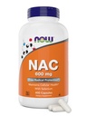 Now NAC 600 mg, 400 κάψουλες (Pack of 2), N- Acetyl Cysteine με Σελήνιο