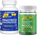 Φυσικές στοιβάδες Μαγνήσιο Magtech + Mood Magnesium Gummies Bundle - 4 Μορφές Μαγνησίου - Χαλάρωση, Εγκεφαλική Υγεία & Υποστήριξη Στρες* - 210 Σύνολο Κομμάτια