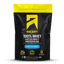 Ανύψωση 100% Whey Protein Powder - Post Workout Whey Protein Isolate, Zero Artificial Flavors & Sweeteners, Gluten Free, 5.5g BCAA, 2.6g Leucine, Χωρίς γεύση 2 lb