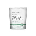 Dr. Mercola Pure Power Organic Whey Protein - 20 g Πρωτεΐνη - Υποστηρίζει την ανάπτυξη των μυών & την ενέργεια - Grass-Fed Whey συμπυκνωμένο - 15 εξυπηρετούν (20.60 oz) - αρχικός