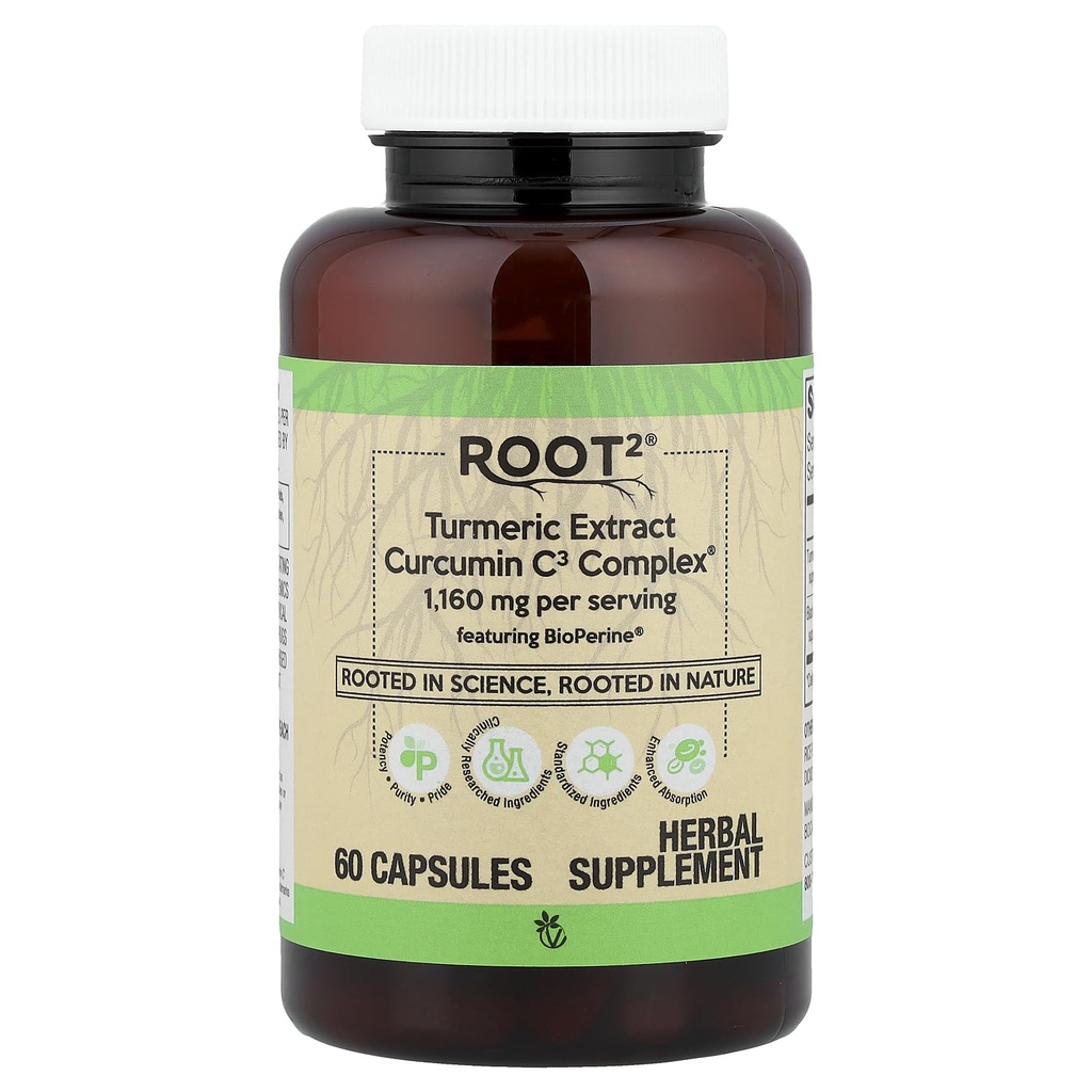 Vita cost Turmeric Extract Curcumin C3 Complex με Bioperine - 1,160 mg ανά Σερβίρισμα - 60 Κάψουλες