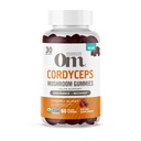 OM MUSHROOM SUPERFOOD Cordyceps Gummies – USA Grown Organic Mushrooms – Supports Endurance, Energy & Recovery – Cherry Burst Flavour – 30 Servings, 60 Count.