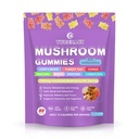 Mushroom Supplement Gummies with Ashwagandha and Lions Mane, Maitake, Turkey Tail, Reishi, Chaga, Shiitake, Cordyceps Nootropic Brain Supplement for Focus, Memory, Immune, Support and Stress Relief