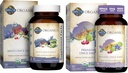 Garden of Life Organics Προγεννητική Βιταμίνη: Folate for Energy & Healthy Fetal Development & Organics Multivitamin for Men's Once Daily Whole Food Vitamin Supplement Tablets, Vegan, 30 Count