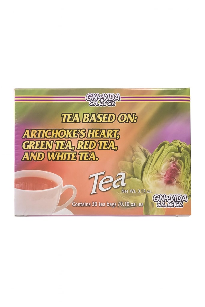 1 Box/Caja Alcachofivida Artichoke TEA - Κουτί με 30 σακούλες τσαγιού / Caja con 30 sobres de te