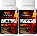 Turkesterone Supplement 1300mg Ultra High Strength (Ajuga Turkestanica Extract Std. to 20% Turkesterone), for Athletic Performance & Muscle Mass,240 Capsules
