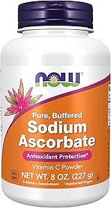 NOW Supplements, Sodium Ascorbate Powder, Buffered, Antioxidant Protection*, 8-Ounce