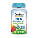 Centrum Men's Organic Multigummies, Men's Multivitamin Gummies, Organic Multivitamin for Men with Essential Nutrients for Immune Support, Energy, and Muscle Function - 90 Count