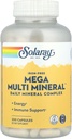 Solaray Mega Multi Mineral, 200 κάψουλες
