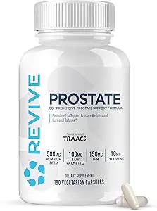 Revive MD Prostate Συμπληρώματα για τους άνδρες - Διατηρήστε υγιή Prostate-ειδικό αντιγόνο (PSA) επίπεδα, τα επίπεδα των οιστρογόνων & ροή ούρων - Saw Palmetto & Beta σιτοστερόλη για την υποστήριξη της υγείας του προστάτη
