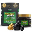 Wellness Nest Gold Βαθμός καθαρός Ιμαλαΐων Shilajit Resin: Ultimate Potency για άνδρες και γυναίκες - 24k Gold, 75%+ Fulvic Acid, Lab Test Report Περιλαμβάνεται - 30g (1 Pack), 75 Υπηρεσίες