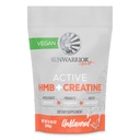 Sunwarrior Creatine HMB Monohydrate Powder Recovery, 240g συμπλήρωμα προετοιμασίας για άνδρες & γυναίκες, συμπλήρωμα αποκατάστασης μικρονίων Leucine Unflaved 30 εξυπηρετούν