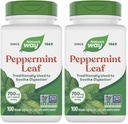Ο Δρόμος της Φύσης Premium Herbal Peppermint Leaf, Traditional Digestive Soothing and Discomfort Support*, 700mg per Serving, 100 Κάψουλες (Pack of 2)