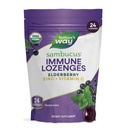Ο τρόπος της φύσης Sambucus Zinc Lozenges με Elderberry και βιταμίνη C, Peppermint Γεύση, 24 Lozenges